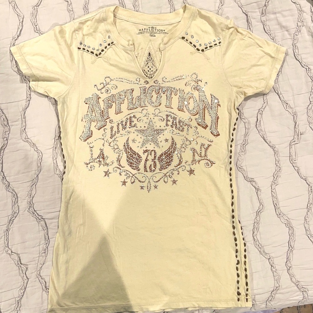 Affliction love fast T-shirt